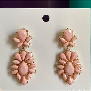 Unworn Light Pink Statement Earrings!